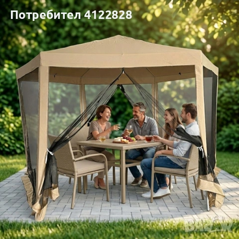 градинска шатра, снимка 2 - Градински мебели, декорация  - 55015845