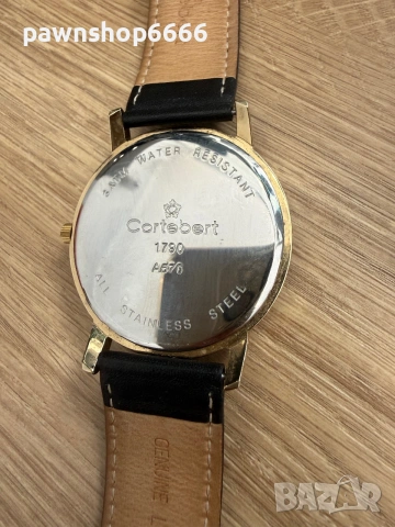 Мъжки кварцов часовник Cortebert A570-BRGB (Много добро състояние), снимка 12 - Мъжки - 55196689