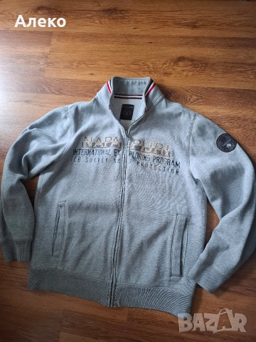 napapijri мъжко горнище L- XL размер. , снимка 2 - Спортни дрехи, екипи - 54899135