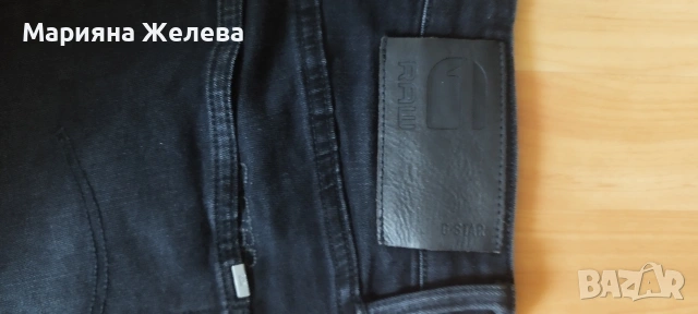 мъжки къси черни дънки-G-STAR RAW, снимка 3 - Спортни дрехи, екипи - 54800441