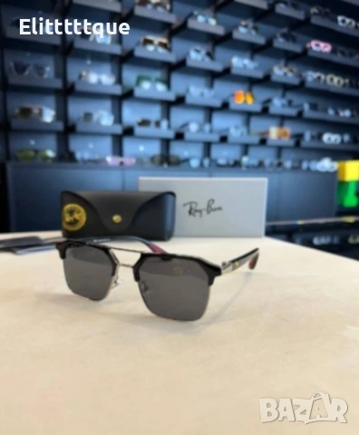 очила с черен обикновен калъф и ув защита Ray Ban, снимка 2 - Слънчеви и диоптрични очила - 54888541