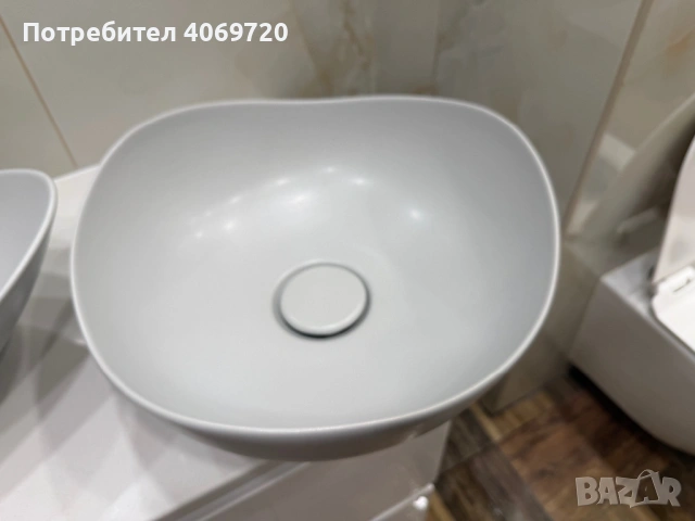 Roca OHTAKE White375 x 375 x 175 mm Умивалник върху плот , снимка 2 - Други - 54602538