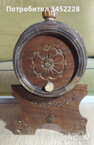 Дърворезба буре на стойка за ценители , снимка 5 - Декорация за дома - 54089250