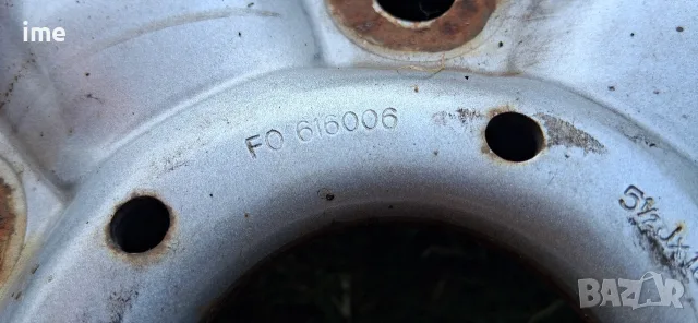 2бр железни джанти 5.5J16 ET56 5x160. Стават на Ford Tranzit, Torneo, Connect и др до 2014г....., снимка 5 - Гуми и джанти - 55317141