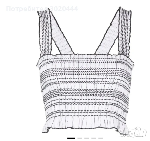 Pinko кроп ластичен топ, снимка 3 - Корсети, бюстиета, топове - 55225768