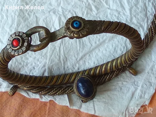 Комплект стари бижута ръчно изработени възрожденски старинни 52359, снимка 15 - Антикварни и старинни предмети - 55322897