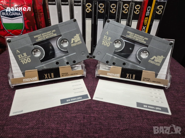 Качествени аудио касети MAXELL XLII 60/90/100 - TYPE II - хромна лента + подарък, снимка 2 - Аудио касети - 54692667