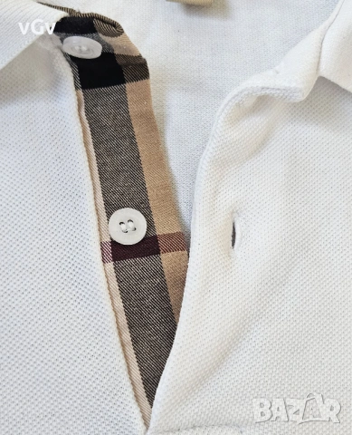 Мъжка тениска Burberry polo - M , снимка 4 - Тениски - 54165011