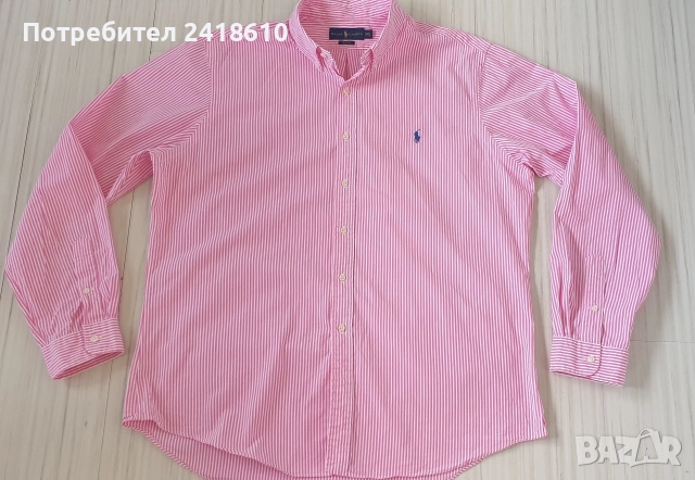 POLO Ralph Lauren Cotton Slim Fit Mens Size 2XL ОРИГИНАЛ! НОВО! Мъжка Риза!, снимка 3 - Ризи - 54767667