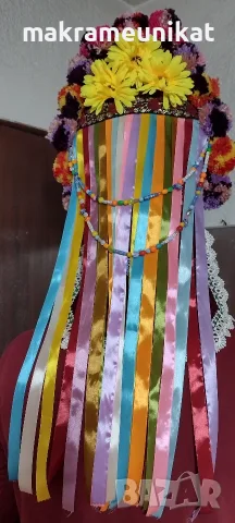 Кукерска маска, гугла, нова, изцяло ръчна изработка , снимка 3 - Декорация за дома - 55446743