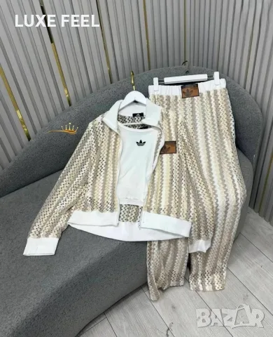 Adidas ⚜️Дамски Екип + Потник , снимка 3 - Спортни екипи - 55588384