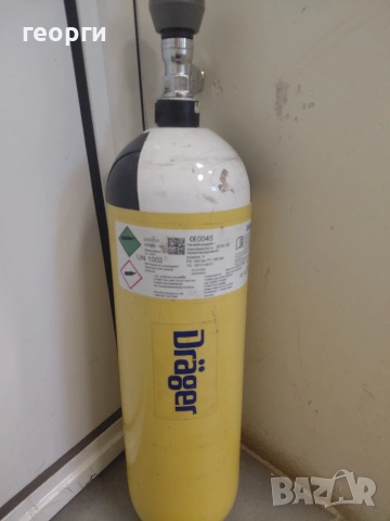 Продавам карбонова бутилка за сгъстен въздух Дрегер / Dräger 6.8 L