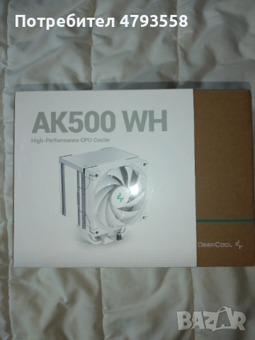 Чисто нов охладител “Deepcool“-“AK500” White