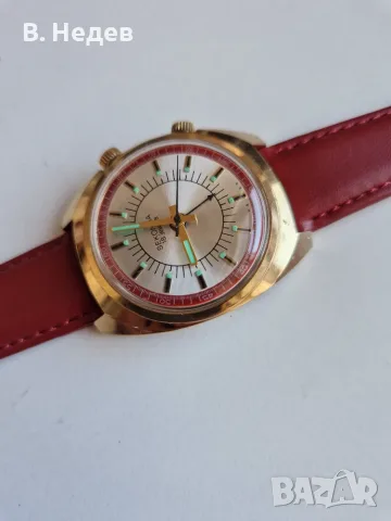POLJOT Alarm; Полет звънец, кал 2612.1, СССР, Au 10, TOP!, снимка 3 - Мъжки - 55677302