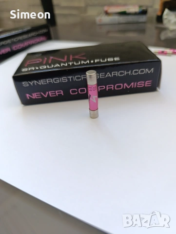 ПРОДАВАМ БУШОНИ Synergistic Research Pink Fuses, снимка 8 - Други - 54867512