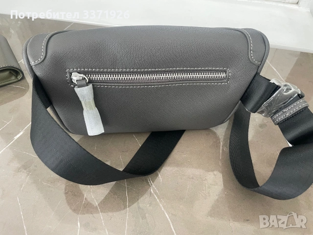 Мъжка кожена чанта Guess , снимка 4 - Чанти - 55012338
