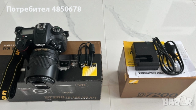 Никон Д7200, снимка 6 - Фотоапарати - 54820011