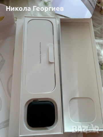 Чисто нов Apple Watch 10 Jet Black 46mm – Сменен по гаранция! Гаранция Apple + Виваком, снимка 3 - Друга електроника - 54207748