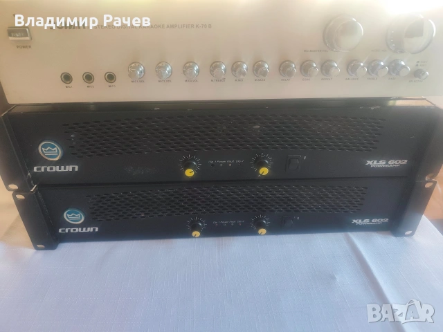 crown xls602 усилвател, снимка 2 - Ресийвъри, усилватели, смесителни пултове - 54899954