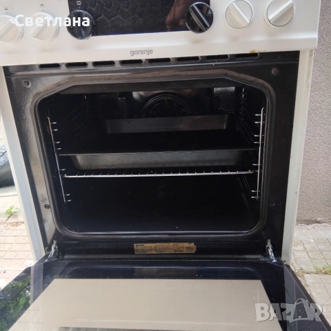 Комбинирана готварска печка Gorenje на газ и на ток, снимка 9 - Печки, фурни - 54727221