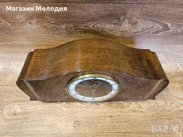 Немски механичен каминен часовник Anker (След Пълна Профилактика) + Ключ, снимка 4 - Други - 54759351