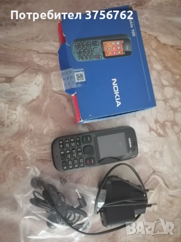 Продавам терефон Nokia 100 със зарядно , снимка 2 - Nokia - 54540873