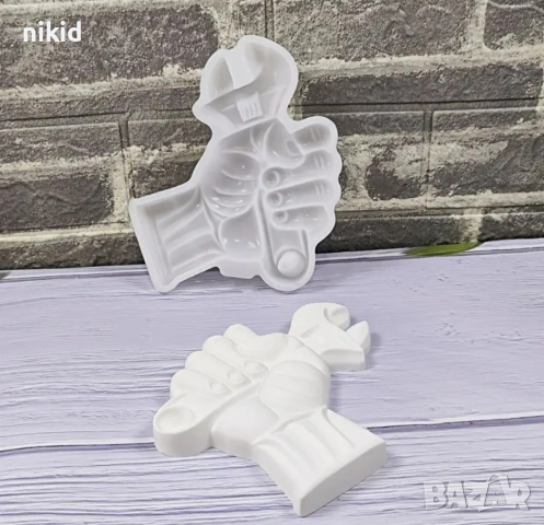 Гаечен ключ в ръка инструмент майстор монтьор Голям силиконов молд форма фондан гипс шоколад смола