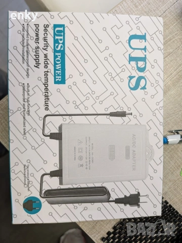 UPS 12V автономно захранване с батерия за рутери, камери и др., снимка 5 - Друга електроника - 55058679