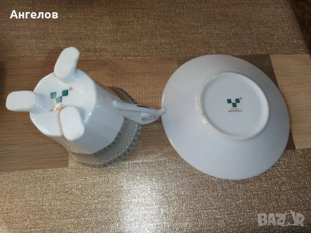 Японски порцеланов сервиз за кафе 6 бр.+стилни лъжички, снимка 8 - Антикварни и старинни предмети - 55161416