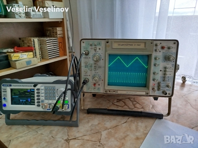 Професионален двуканален осцилограф С1-114/1 (50MHz) - Топ състояние, снимка 5 - Друга електроника - 54757797