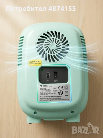 Мини хладилник FOHERE 5L, снимка 3 - Хладилници - 55484720