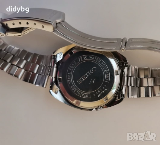 Часовник Seiko 5 Actus Автоматик 1972 година, снимка 9 - Мъжки - 54444249