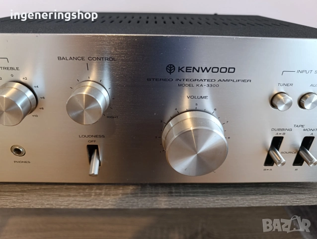 Усилвател Kenwood KA-3300, снимка 3 - Ресийвъри, усилватели, смесителни пултове - 55090020