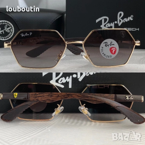 Ray Ban Ferrari Mъжки слънчеви очила осмоъгълни с поляризация