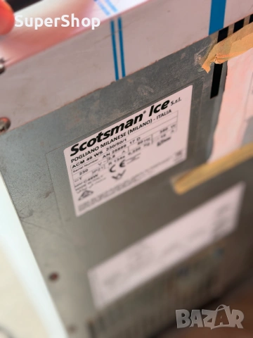 Професионален Ледогенератор Scotsman AC46 WS 24kg / 24ч машина за лед, снимка 6 - Хладилни витрини и фризери - 54866010