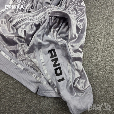 AND1 basketball shorts баскетболни шорти Silver / сребристи, снимка 4 - Спортни дрехи, екипи - 54848358