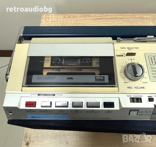 Много рядък колекционерски радиокасетофон Aiwa CS-500E (1982 г.), снимка 5 - Радиокасетофони, транзистори - 54559501