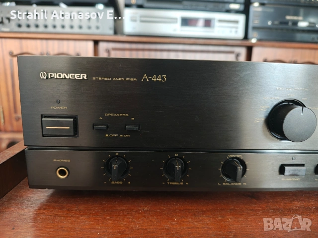 Pioneer A-443 Стерео Усилвател , снимка 4 - Ресийвъри, усилватели, смесителни пултове - 54108936