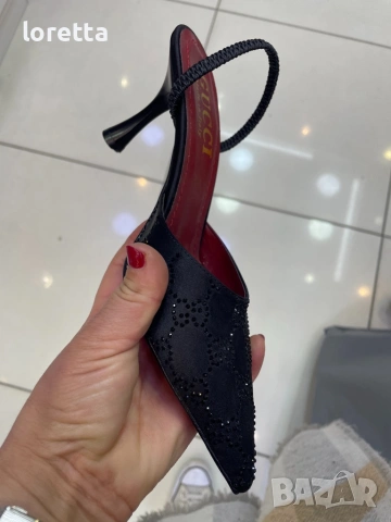 Gucci чехли с камъни 