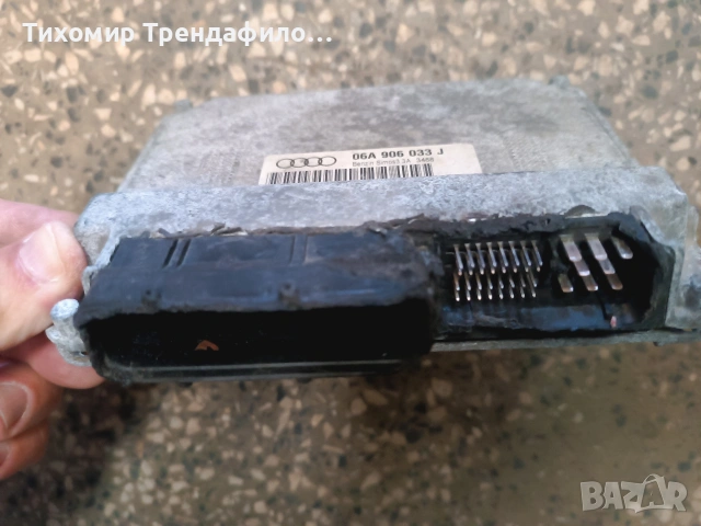 ECU Компютър Audi A3 1.6, 102 к.с. 06A906033J , 5WP40038 01 , SIMOS 3.3A , 06A 906 033J, снимка 4 - Части - 54602342