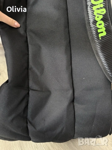 Тенис сак Tennis / Раница Wilson Elite 15 Exclusive  Падел, Padel – Употребяван, снимка 3 - Тенис - 54763480