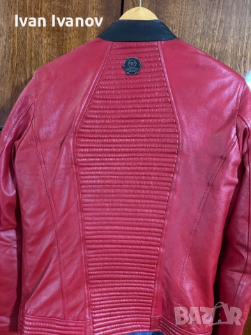 Philipp Plein кожено яке естествена кожа, снимка 2 - Якета - 54237493