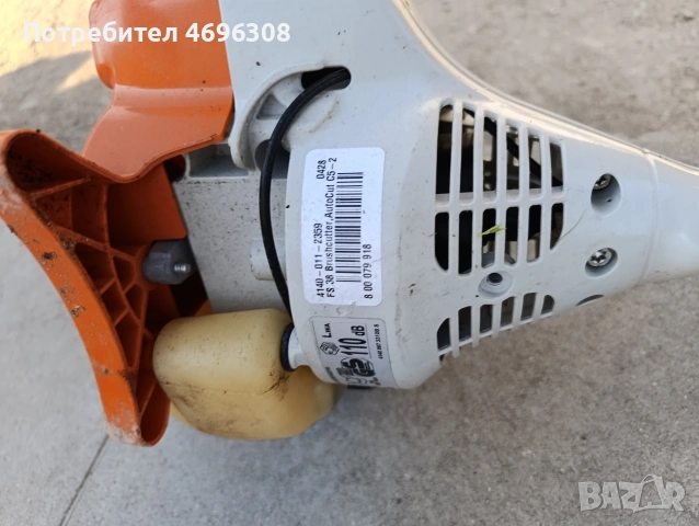 храсторез stihl fs 38, снимка 10 - Градинска техника - 54430919