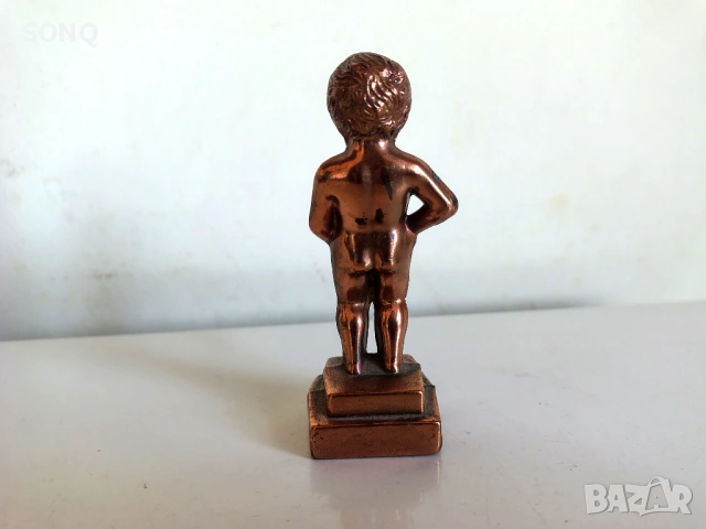 Страхотен Бронзов Тирбушон Пикаещото Момченце Брюксел, снимка 6 - Колекции - 53983413