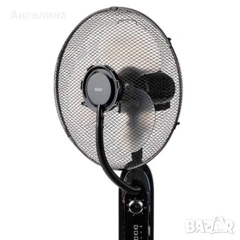 Вентилатор с водна мъгла 16" Muhler MF-1677, 75W, таймер, мехн. упр-е, снимка 8 - Вентилатори - 55128952