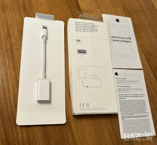 Apple lightning to usb camera adapter A1440 md821zm/a, снимка 2 - Чанти, стативи, аксесоари - 55480758
