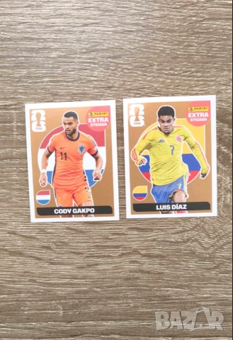Panini World Cup 2026 - Cody Gakpo и Luis Diaz (BRONZE) Extra Sticker