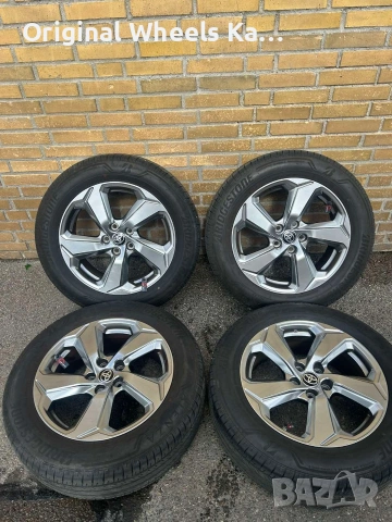 Оригинални джанти с гуми за Toyota Rav4 / Тойота Рав4 18" 5x114,3, снимка 2 - Гуми и джанти - 54973217