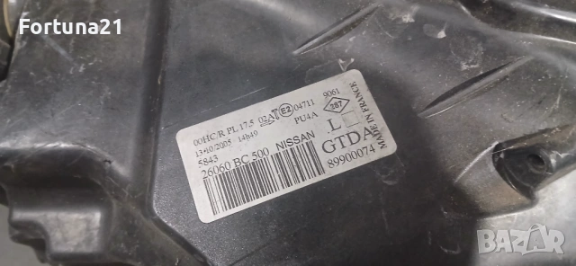 Nissan Micra K12 2003-2009 - ляв фар оригинален, снимка 3 - Части - 53996259