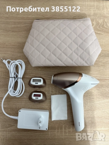 Фотоепилатор Philips Lumea IPL 9900 SenseIQ (BRI973) – като нов, снимка 4 - Епилатори - 55328214